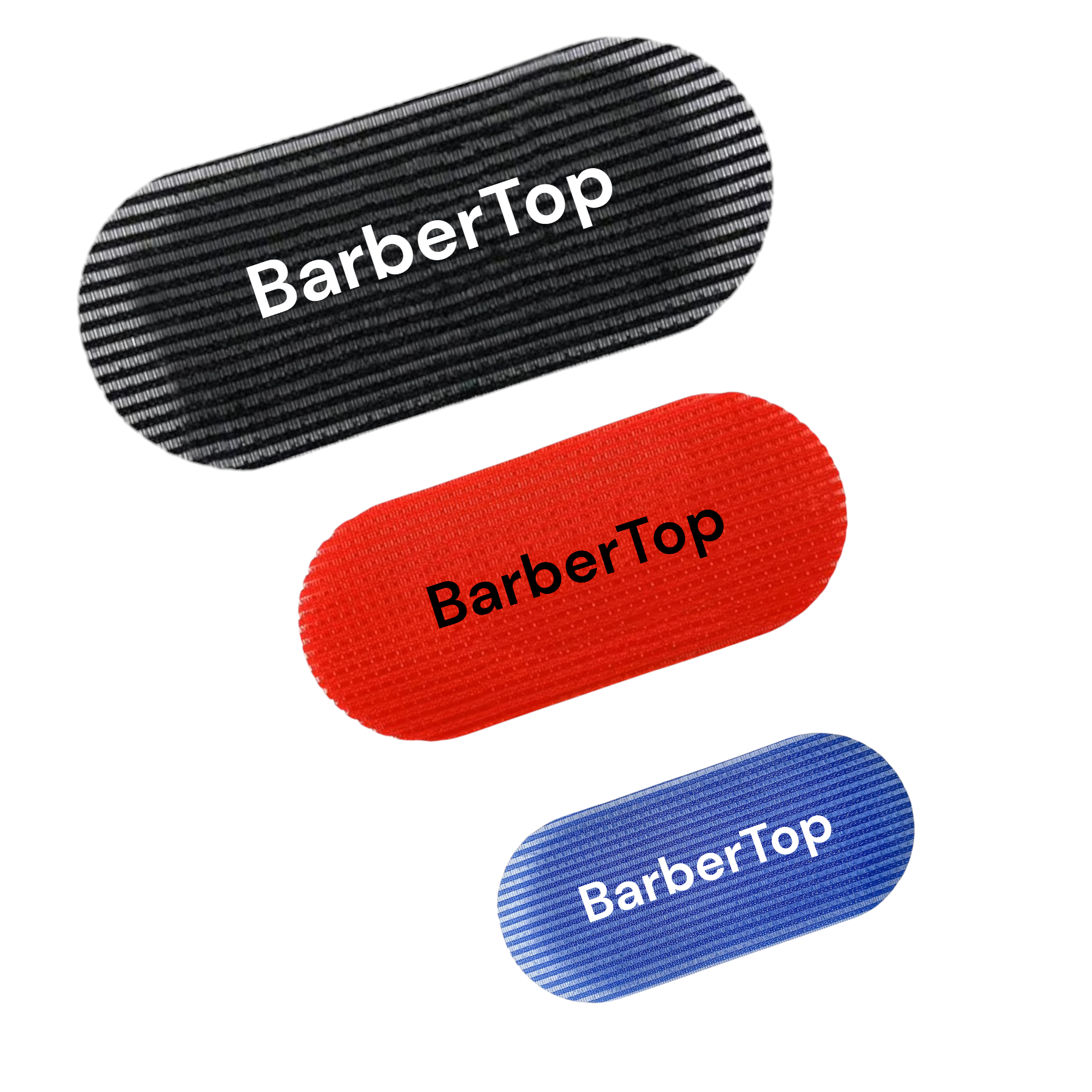 PACK 3 PARCHES VELCRO SUJETADORES CABELLO BARBERIA - 13
