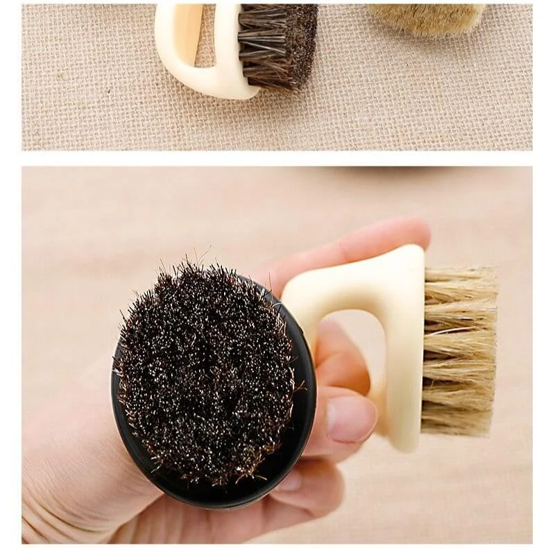 CEPILLO TIPO ANILLO PARA BARBA BARBERIA PROFESIONAL - 4