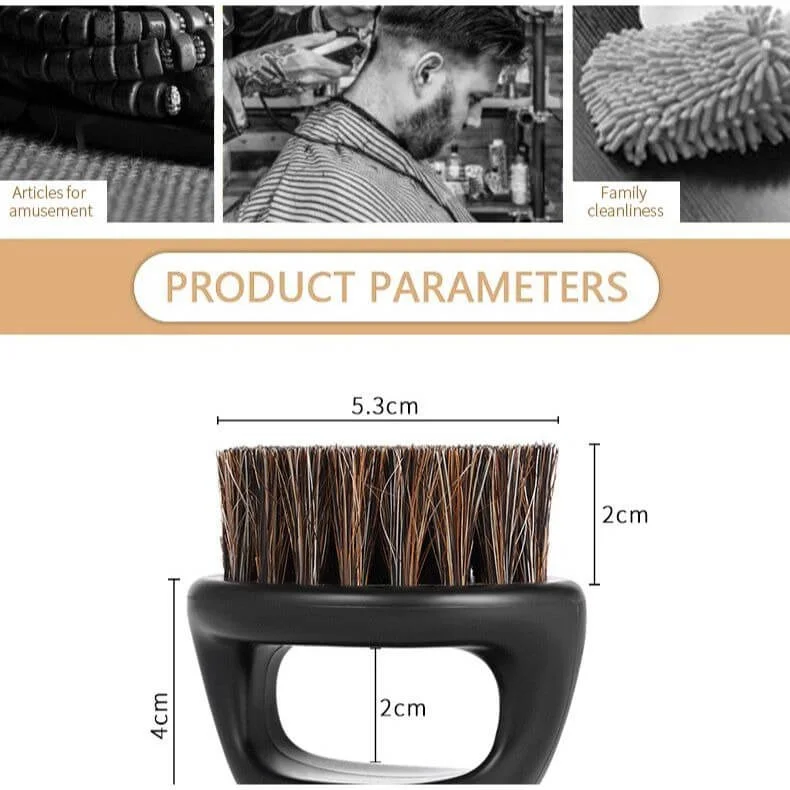 CEPILLO TIPO ANILLO PARA BARBA BARBERIA PROFESIONAL - 5