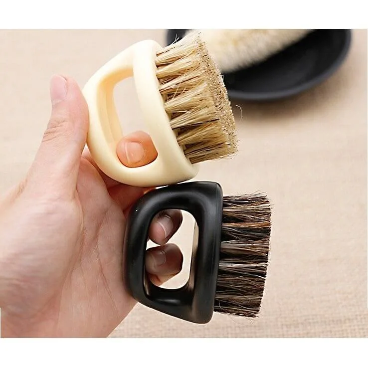 CEPILLO TIPO ANILLO PARA BARBA BARBERIA PROFESIONAL - 6