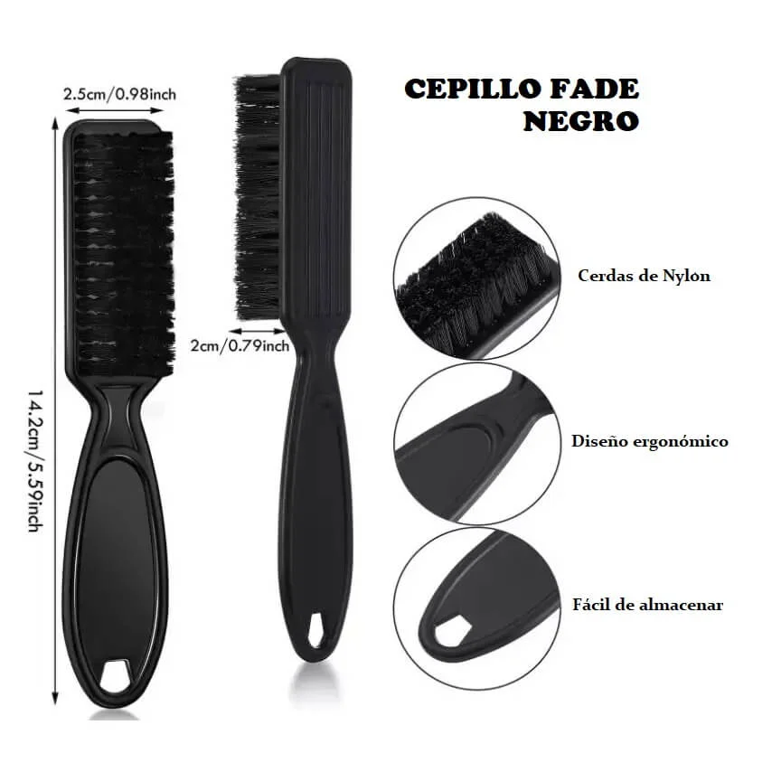 CEPILLO FADE DEGRADADO BARBERO PULIDOR BARBERIA - 9