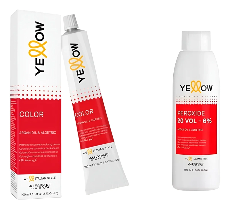 TINTURA YELLOW ALFAPARF 100ML +OXI 60ML TONO 7.31 - 1