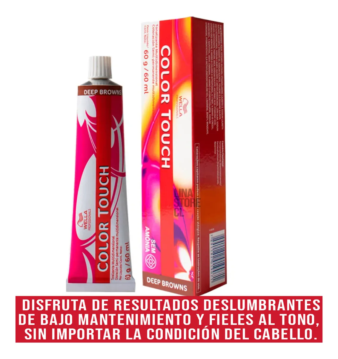 TINTURA SEMIPERMANENTE COLOR TOUCH + EMULSION 60ML WELLA TONO 9/0 - 5