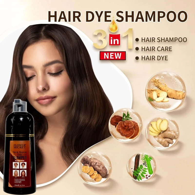 SHAMPOO MATIZADOR CUBRE CANA CASTAÑO OSCURO HOMBRE Y MUJER - 4