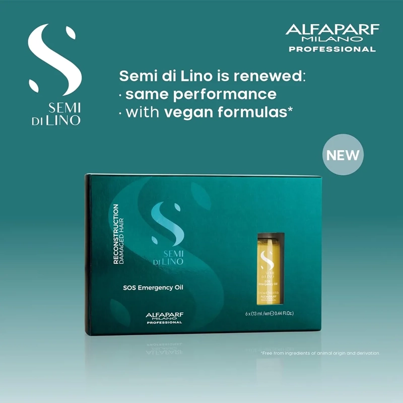 PACK 6 AMPOLLAS ALFAPARF SOS EMERGENCY OIL RECONSTRUCCION - 2