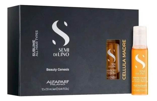 PACK 12 AMPOLLAS CAPILAR SEMI DILINO ALFAPARF BEAUTY GENESIS - 1