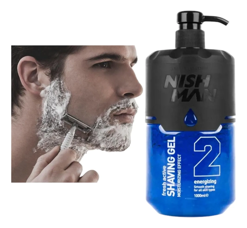 PACK 1 BARBA: RASTRILLO, CEPILLO, AFTER SHAVE, GEL Y PLANTILLA - 5