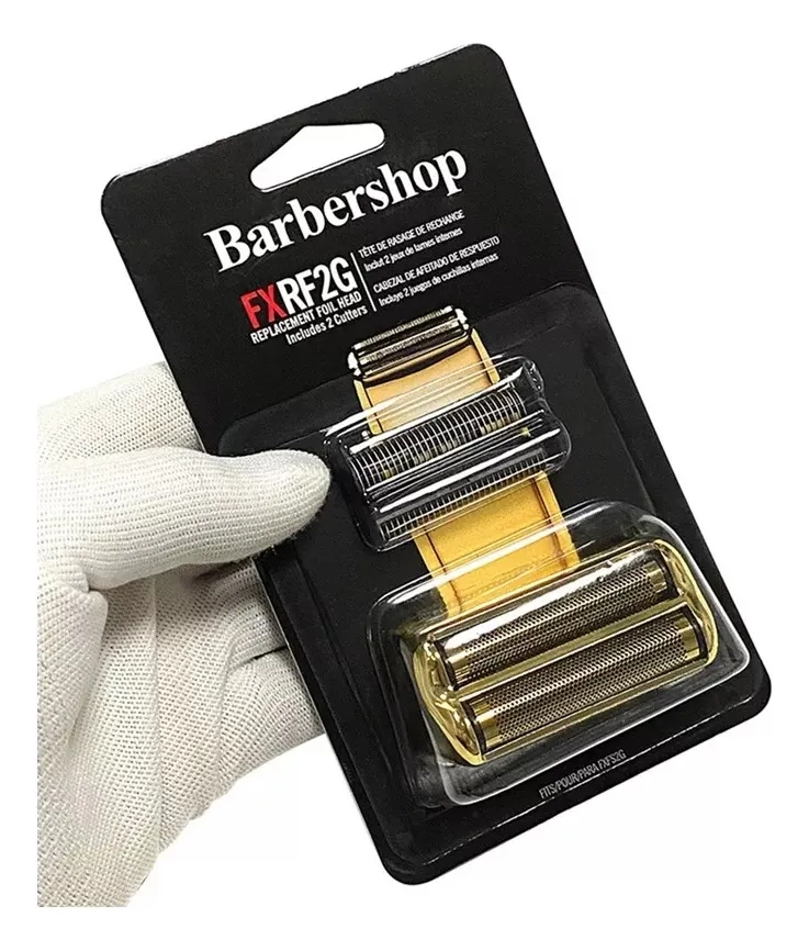 REPUESTO CON CABEZAL MAYA SHAVER FXRF2G BARBERSHOP DORADO - 1