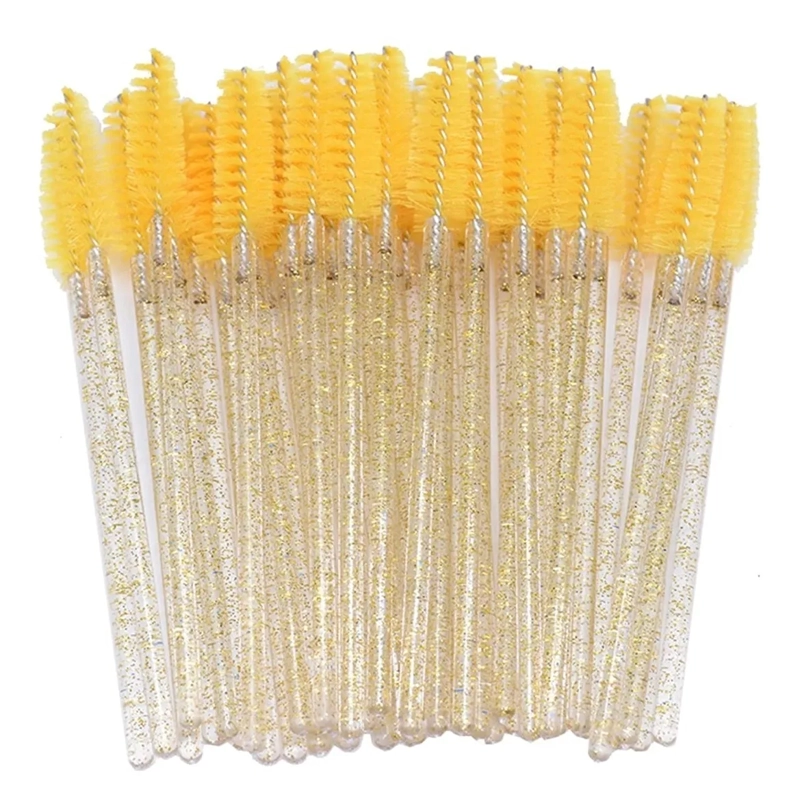 CEPILLOS PARA PESTAÑAS Y CEJAS DESECHABLES APLICADOR 50PCS - 1
