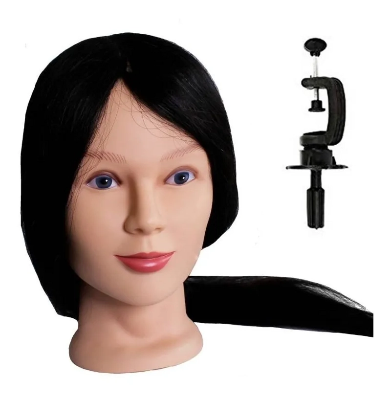 CABEZA TE CNICA PELO 80/20 SOPORTE BASE PELUQUERA PRACTICA - 2