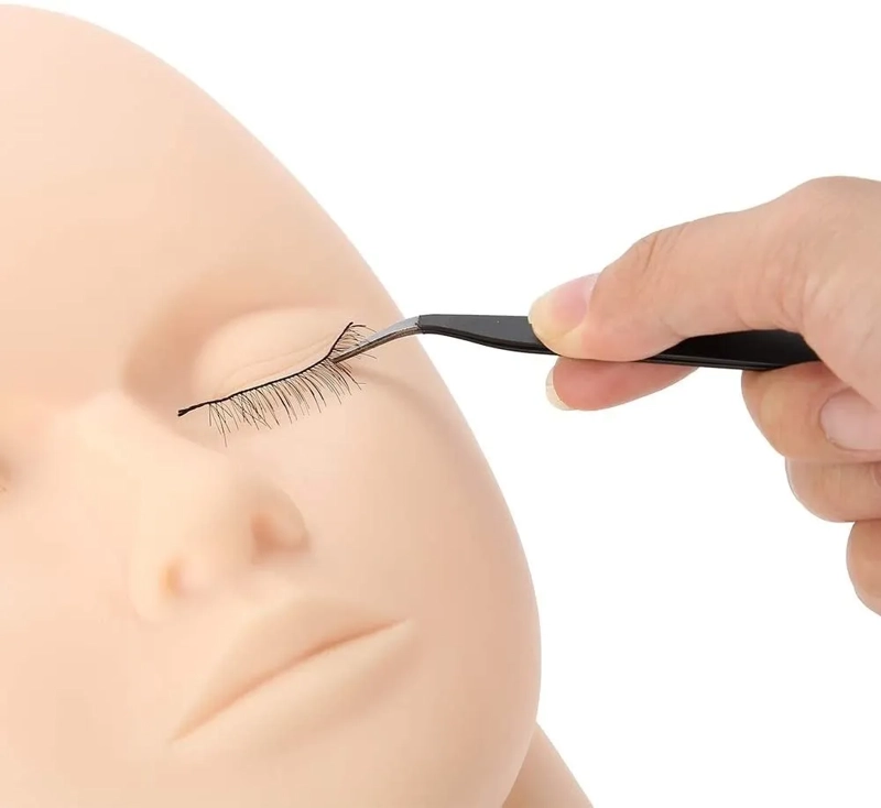 MANIQUI PARA EXTENSIONES DE PESTAÑAS + PESTAÑAS DE PRACTICA - 2