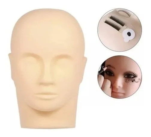 MANIQUI PARA EXTENSIONES DE PESTAÑAS + PESTAÑAS DE PRACTICA - 4