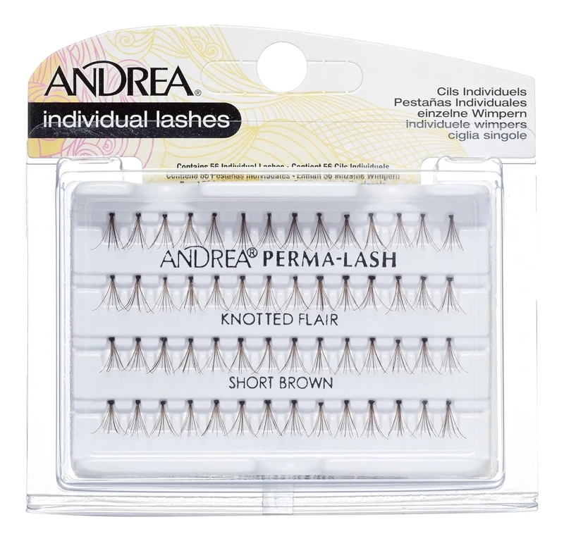 PESTAÑAS EN RACIMO ANDREA EXTENSIONES LONG MEDIUM SHORT NEGRO C 1 CM 1 CM SHORT CORTO - 1