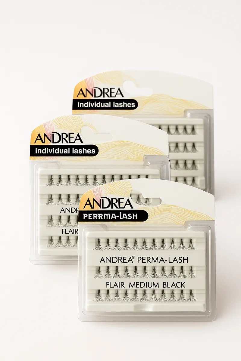 PESTAÑAS PACK 10 ANDREA EN RACIMO LARGAS MEDIANAS CORTAS MEDIUM - 2
