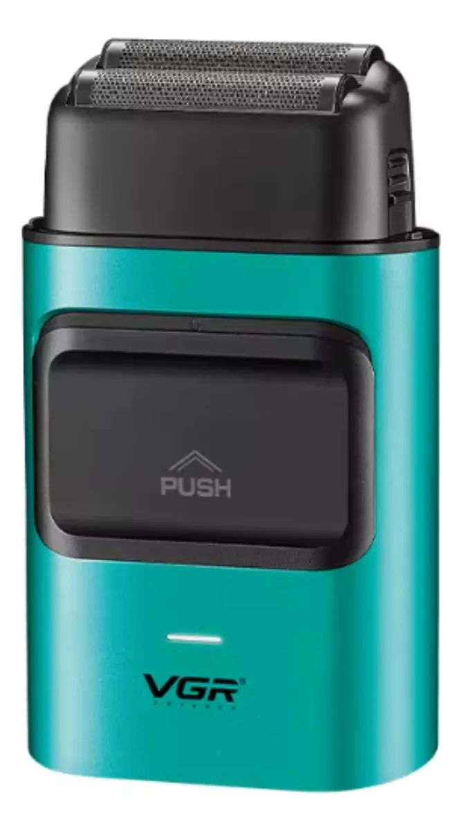 AFEITADORA SHAVER INALAMBRICA VGR PROFESSIONAL V-307 VERDE - 2