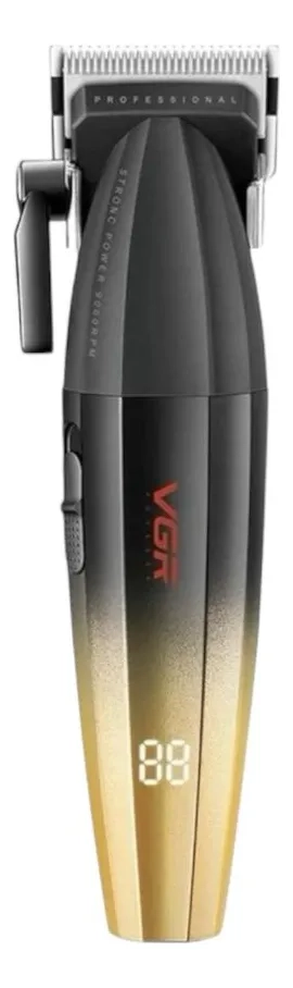 MAQUINA DE CORTE DE PELO INALAMBRICA VGR 003 NEGRO Y DORADO - 3