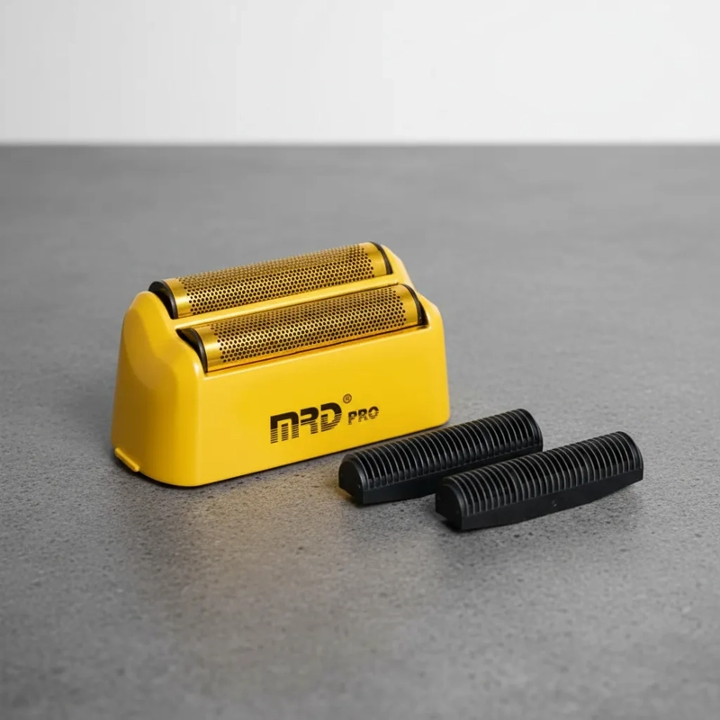 CABEZAL DE REPUESTO SHAVER VECTOR MRD CON MALLAS Y CUCHILLAS DORADO - 4