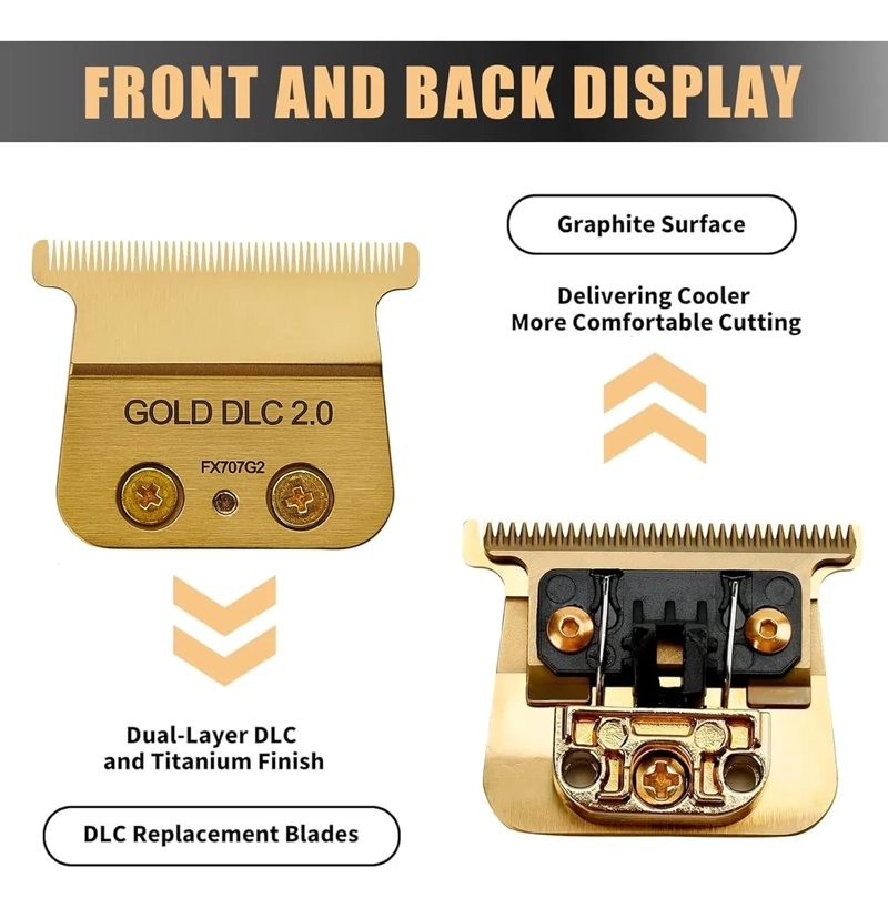 CUCHILLA REPUESTO PARA TRIMMER BABYLISSPRO GOLDFX2.0 FX707G2 - 1