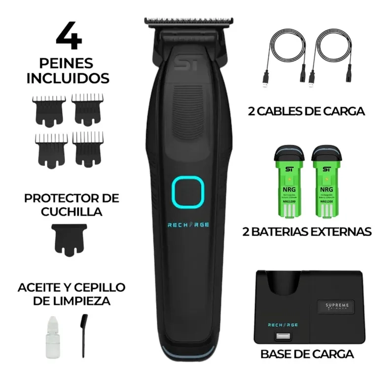 MAQUINA CORTADORA PELO HAIR TRIMMER ST777 SUPREME TRIMMER - 1