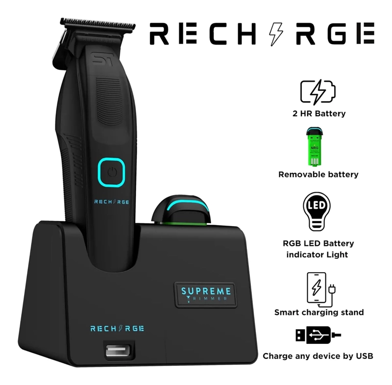 MAQUINA CORTADORA PELO HAIR TRIMMER ST777 SUPREME TRIMMER - 4