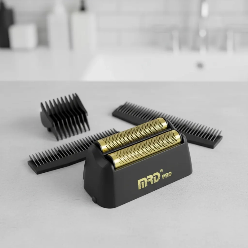 CABEZAL DE REPUESTO SHAVER VECTOR MRD CON MALLAS Y CUCHILLAS NEGRO - 4