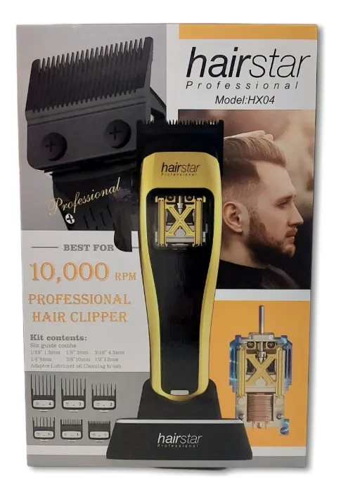 MAQUINA CORTAR PELO AFEITADORA PROFESIONAL HX04 HAIRSTAR - 4