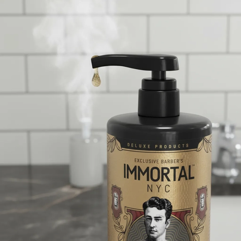 SHAVING GEL AFEITRAR BARBA ONE MILLION IMMORTAL 1000ML - 4