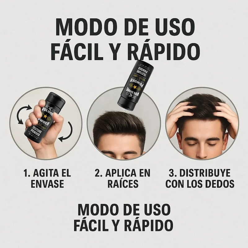 POLVO TEXTURIZADOR CABELLO TEXTURIZADO VOLUMINIZADOR CABELLO - 5