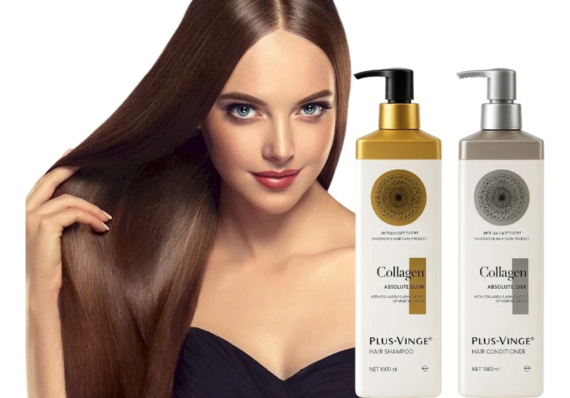 KIT COLLAGEN SHAMPOO + CONDITIONER PLUSVINGE ARGAN MACADAMIA - 4