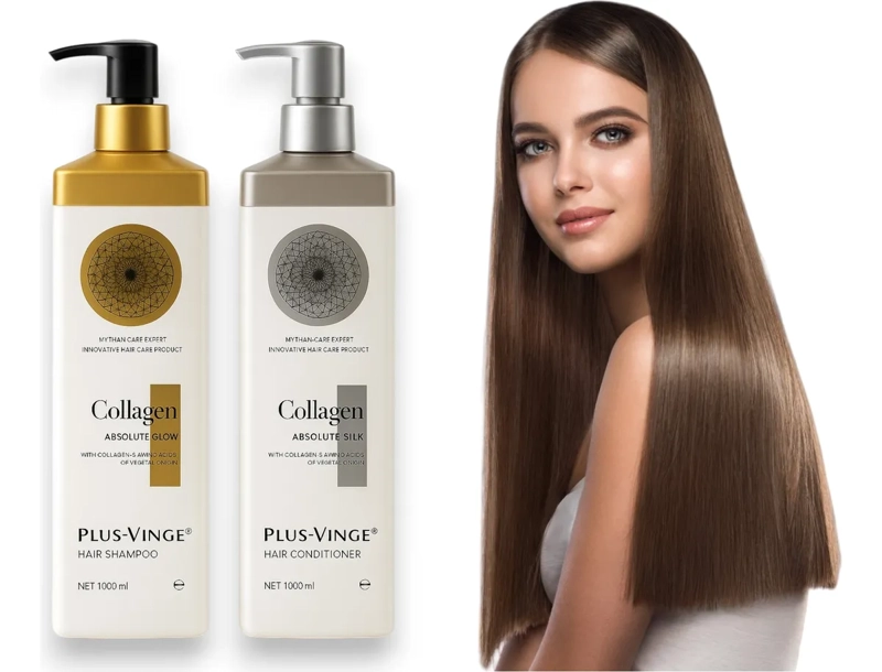 KIT COLLAGEN SHAMPOO + CONDITIONER PLUSVINGE ARGAN MACADAMIA - 5