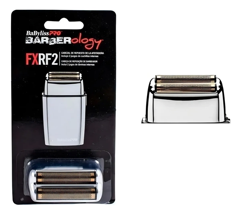 CABEZAL REPUESTO PARA SHAVER BABYLISS FOILFX02 PROFESIONAL CROMO - 4