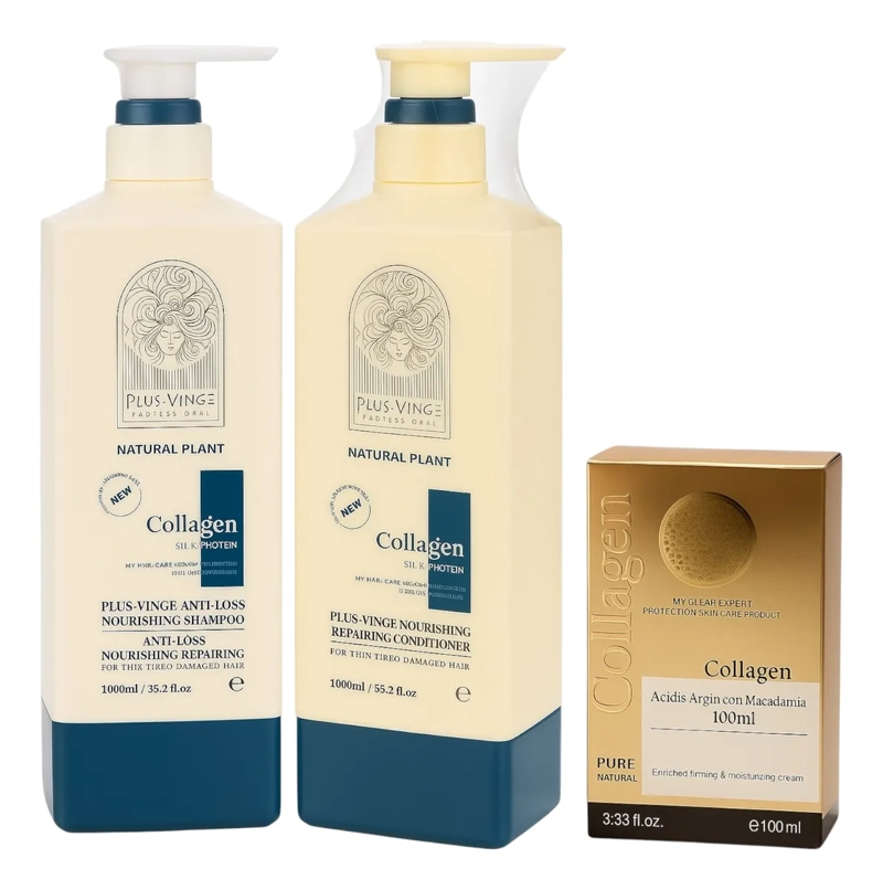 COMBO SHAMPOO + ACONDICIONADOR + CREMA + ACEITE PLUS VINGE - 2