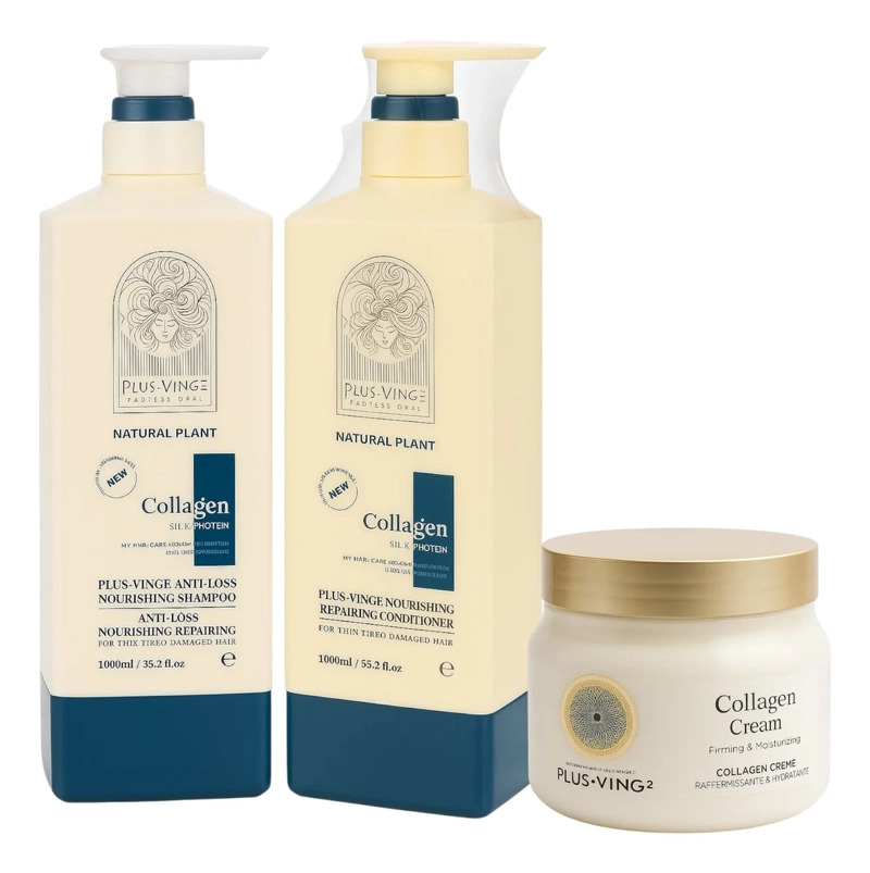 COMBO SHAMPOO + ACONDICIONADOR + CREMA + ACEITE PLUS VINGE - 3