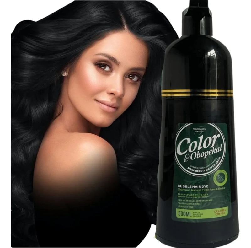 SHAMPOO PARA CUBRIR LAS CANAS COBERTURA TOTAL OBOPEKAL 500ML - 5