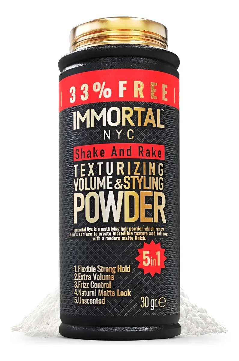 POLVO TEXTURIZADOR CABELLO POLVO VOLUMINIZADOR IMMORTAL SHAKE AND RAKE - 1