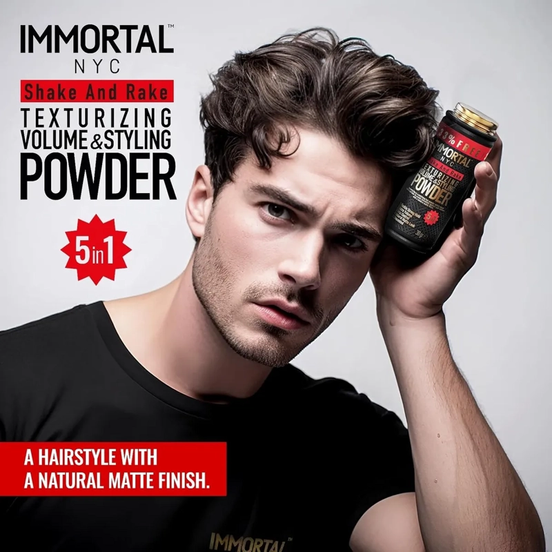 POLVO TEXTURIZADOR CABELLO POLVO VOLUMINIZADOR IMMORTAL SHAKE AND RAKE - 2