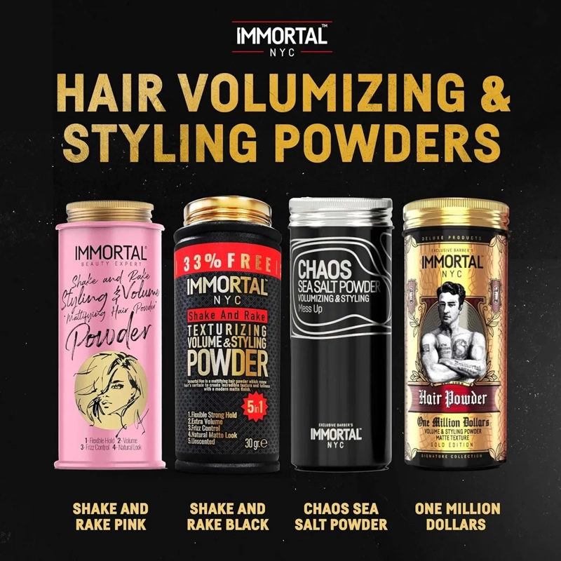 POLVO TEXTURIZADOR CABELLO POLVO VOLUMINIZADOR IMMORTAL SHAKE AND RAKE - 5