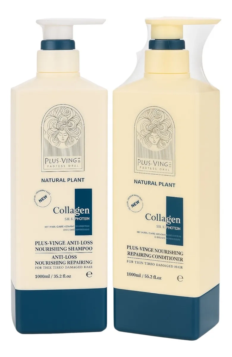 KIT COLLAGEN SHAMPOO ACONDICIONADOR MASCARA PLUS-VINGE ARGAN - 1
