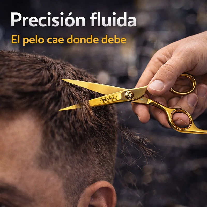 TIJERA PROFESIONAL 6.5 CORTE PELO SUAVE FILO NAVAJA WAHL - 3