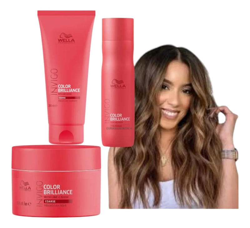 SHAMPOO + ACONDICIONADOR + CREMA MASAJE CAPILAR WELLA COLOR - 4