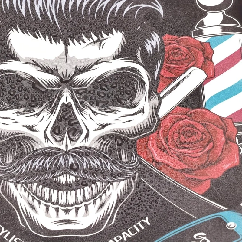 BOLSO MOCHILA BARBERO PROFESIONAL MAX CARE DISEÑO CALAVERA - 5