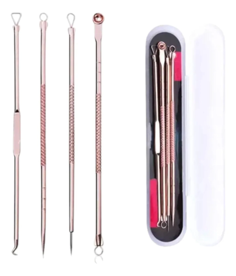 SET HERRAMIENTAS PARA EXTRACTOR DE PUNTOS NEGROS Y ACNE - 1
