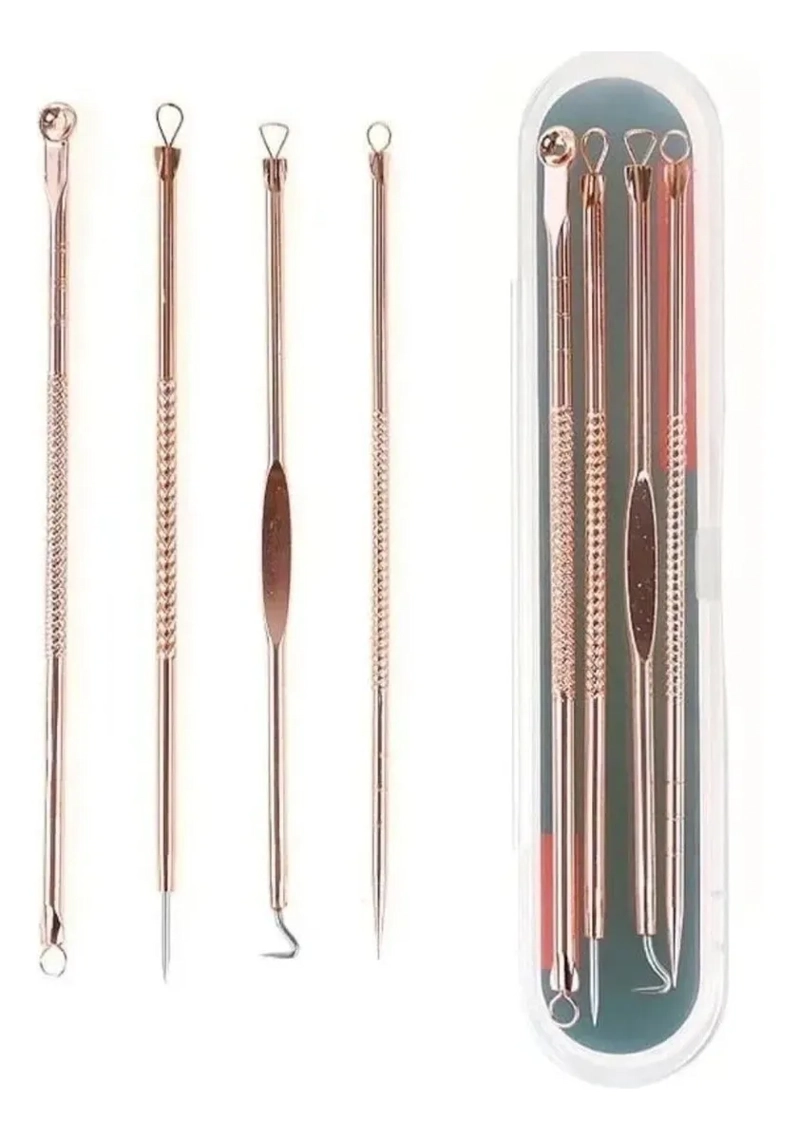 SET HERRAMIENTAS PARA EXTRACTOR DE PUNTOS NEGROS Y ACNE - 2