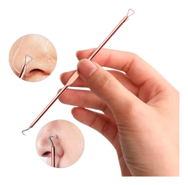 SET HERRAMIENTAS PARA EXTRACTOR DE PUNTOS NEGROS Y ACNE - 3