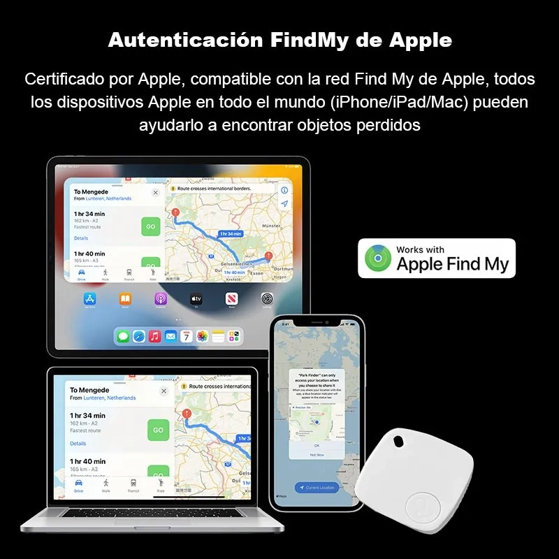 LOCALIZADOR MINI GPS MASCOTA NINOS LLAVE APLICA PARA IPHONE - 1