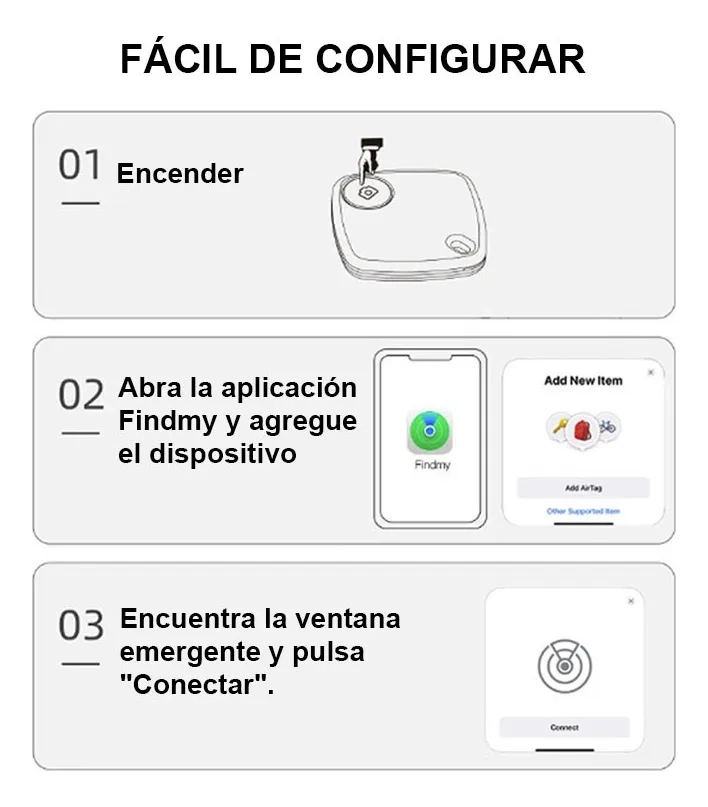 LOCALIZADOR MINI GPS MASCOTA NINOS LLAVE APLICA PARA IPHONE - 3