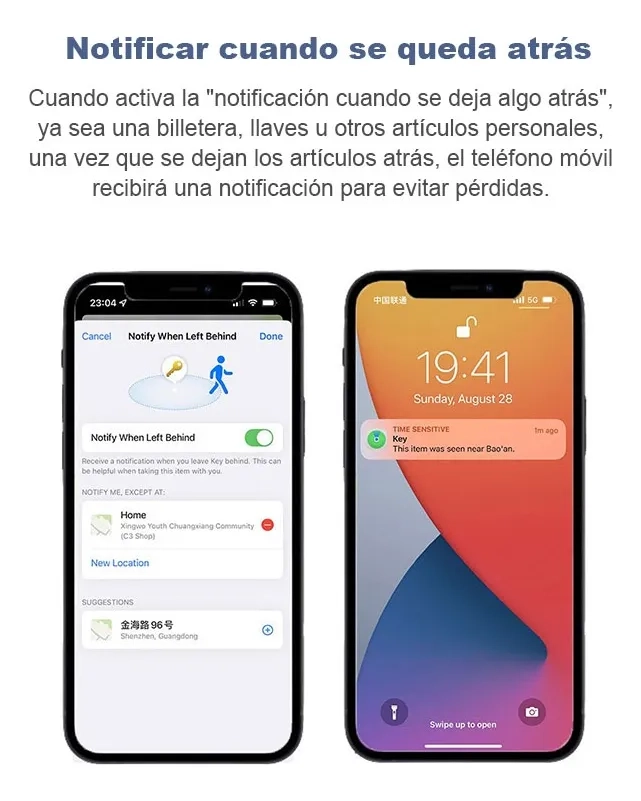 LOCALIZADOR MINI GPS MASCOTA NINOS LLAVE APLICA PARA IPHONE - 4