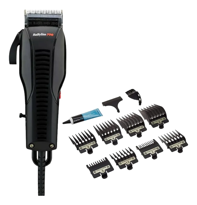 MAQUINA DE CORTE BABYLISS PRO POWERFX BLACK ALTA DURABILIDAD - 1