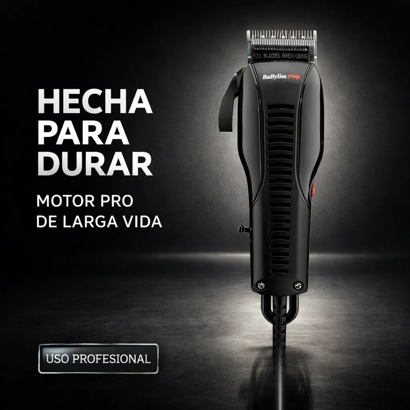 MAQUINA DE CORTE BABYLISS PRO POWERFX BLACK ALTA DURABILIDAD - 5