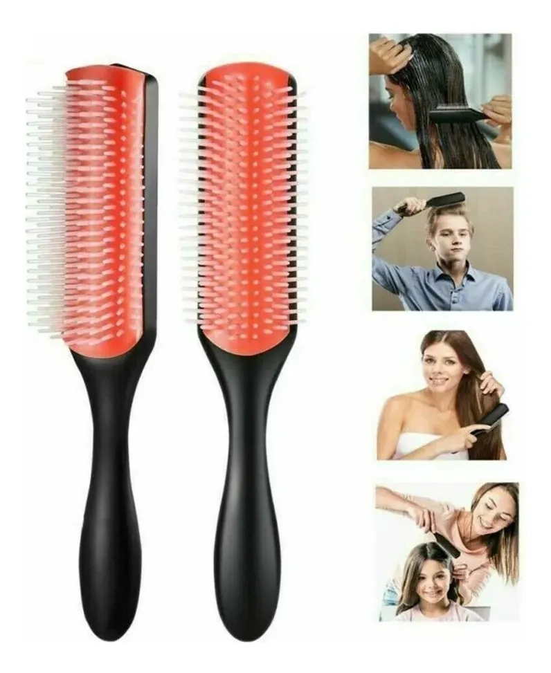 CEPILLO 9 FILAS PROFESIONAL DESENREDA PROFESIONAL CABELLO - 5